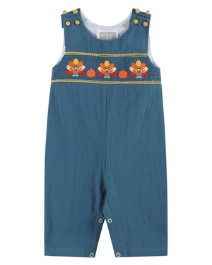 Cobalt Blue Turkey Smocked Longall