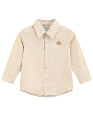 Cream Pumpkin Dress Shirt
