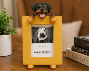 Rottweiler (2 1/2x3 1/2) Small Photo Frame: Ceramic