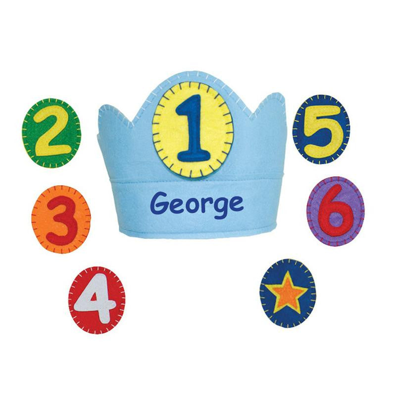 George Yearly Birthday Crown from Groovy Holiday