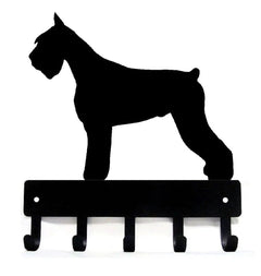 Giant Schnauzer Dog Key Rack/ Leash Hanger