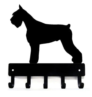 Giant Schnauzer Dog Key Rack/ Leash Hanger