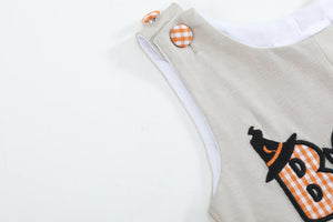 Gray Boo Applique Longall