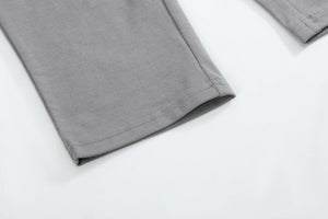 Gray Boo Applique Shirt and Pants Set