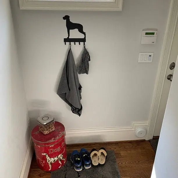 Great Dane Key Holder and Leash Hanger