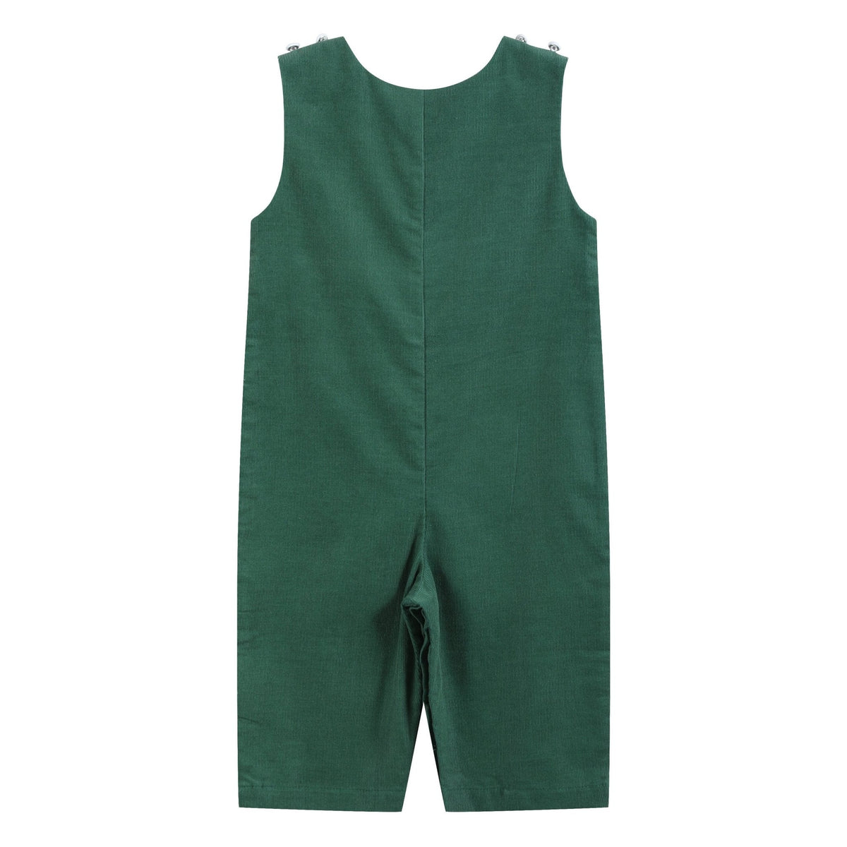 Green Corduroy Santa Smocked Longall