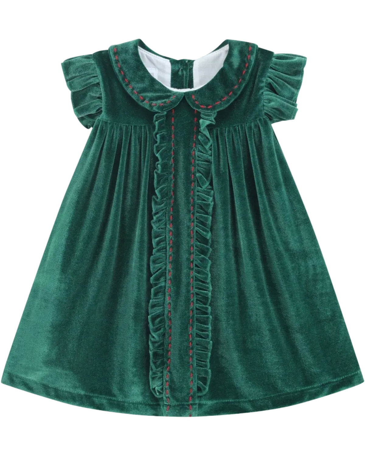 Green Velvet Holiday Dress