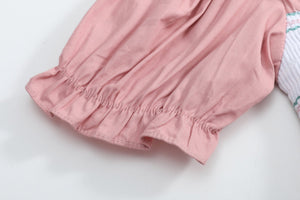 Heirloom Rose Ruffle Smocked Dress