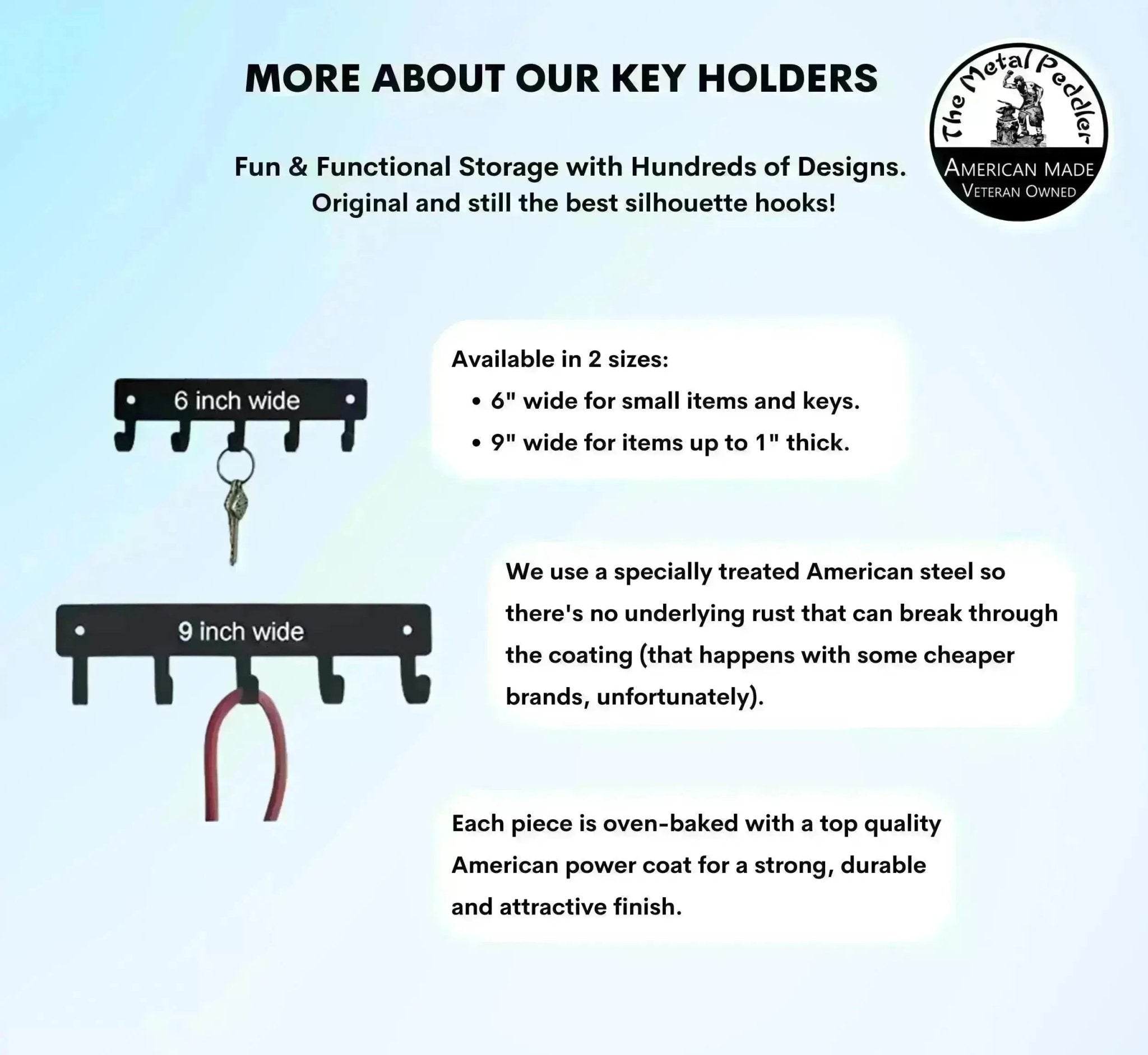 Cat #07 Key Rack with 5 Hooks