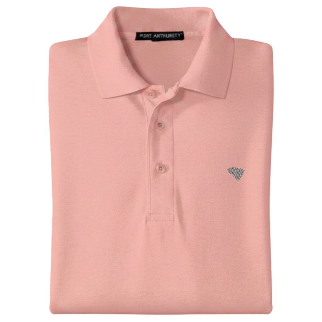 State of South Carolina Polo Shirt - Light Pink (Available in Different Thread Colors)