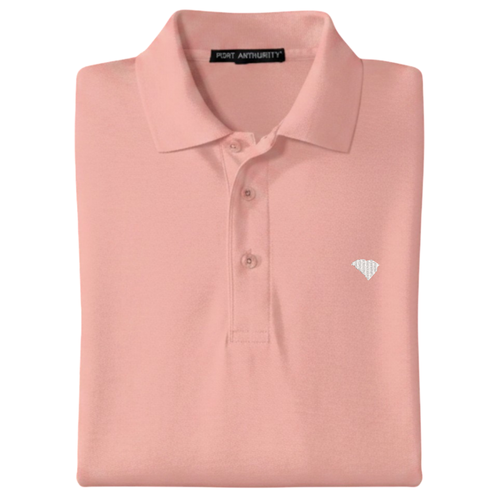 State of South Carolina Polo Shirt - Light Pink (Available in Different Thread Colors)