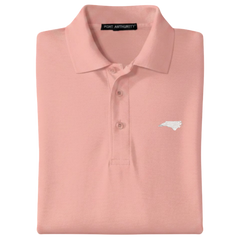 State of North Carolina Polo Shirt - Light Pink (Available in Different Thread Colors)