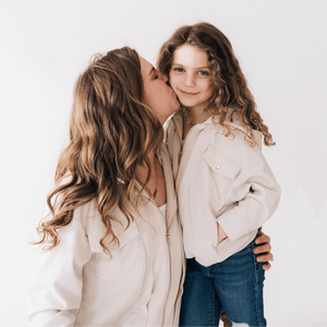 Textured Khaki Jacket - Child