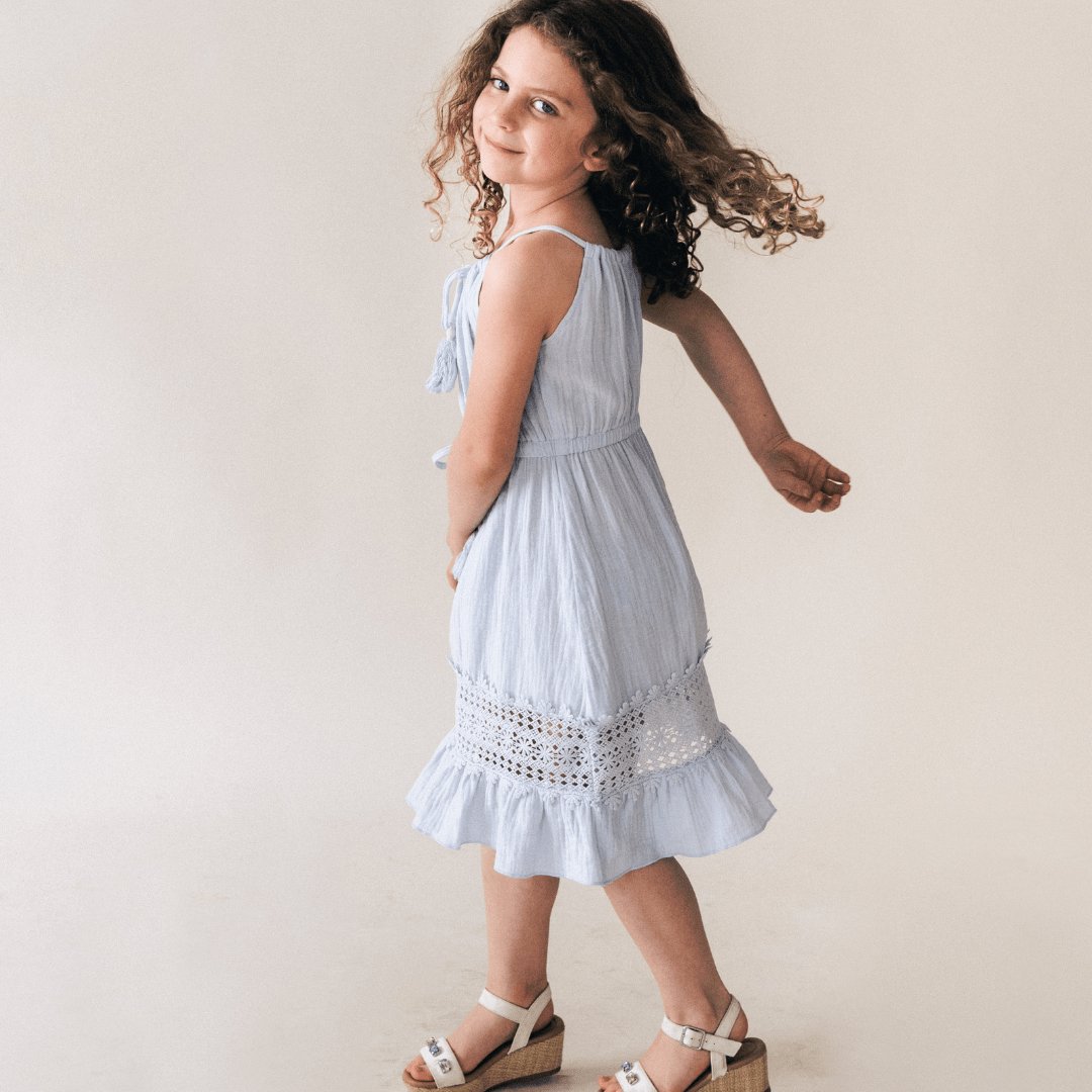 Lace Cutout Mommy & Me Dress - Child
