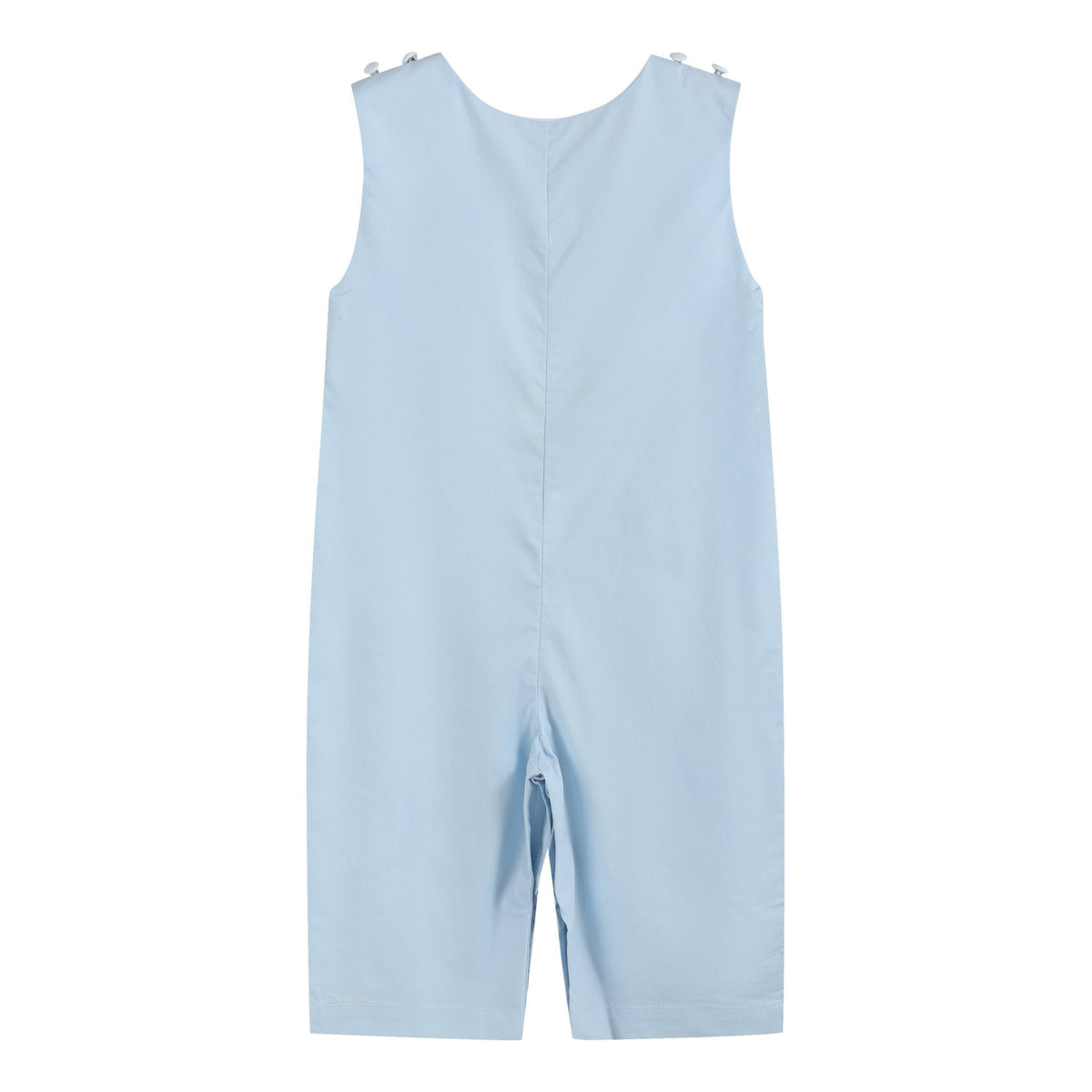 Light Blue Crosses Smocked Longall