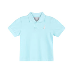 Light Blue Bunny Polo Shirt