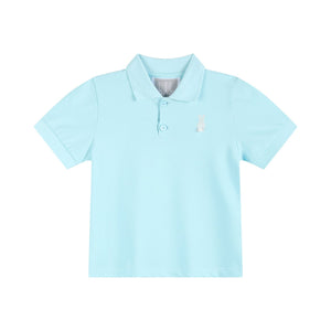 Light Blue Bunny Polo Shirt