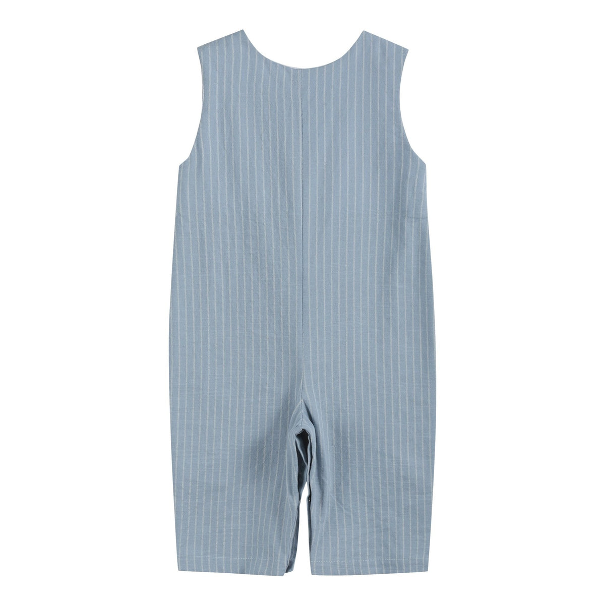 Light Blue Pinstripe Turkey Smocked Longall