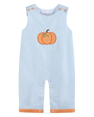 Light Blue Pumpkin Applique Longall