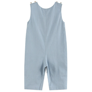 Light Blue Puppy Smocked Longall