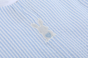 Light Blue Seersucker Easter Bunny Jon Jons