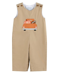 Light Brown Pumpkin Football Truck Longall