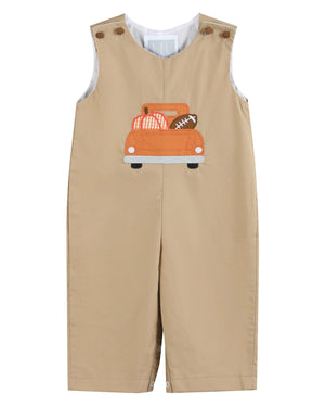 Light Brown Pumpkin Football Truck Longall