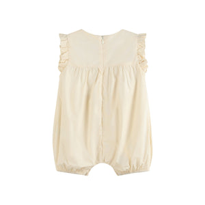 Light Yellow Ruffle Jumper Romper