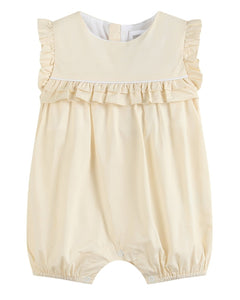 Light Yellow Ruffle Jumper Romper