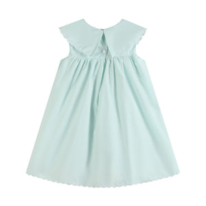 Misty Blue Fuzzy Chickies Dress