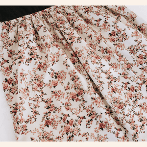 Olive Green Floral Dress - Child