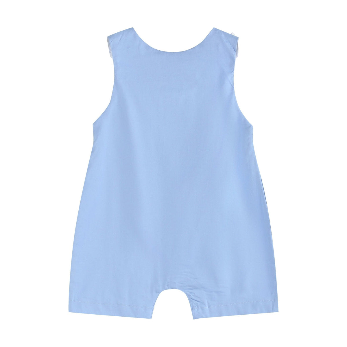 Periwinkle Blue Crosses Smocked Jon Jon