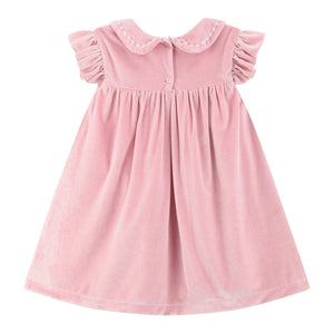 Pink Velvet Holiday Dress
