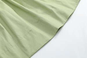 Pistachio Green Mallard Duck Smocked Bishop Dress