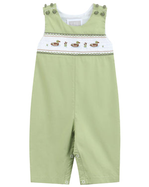 Pistachio Green Mallard Duck Smocked Longall