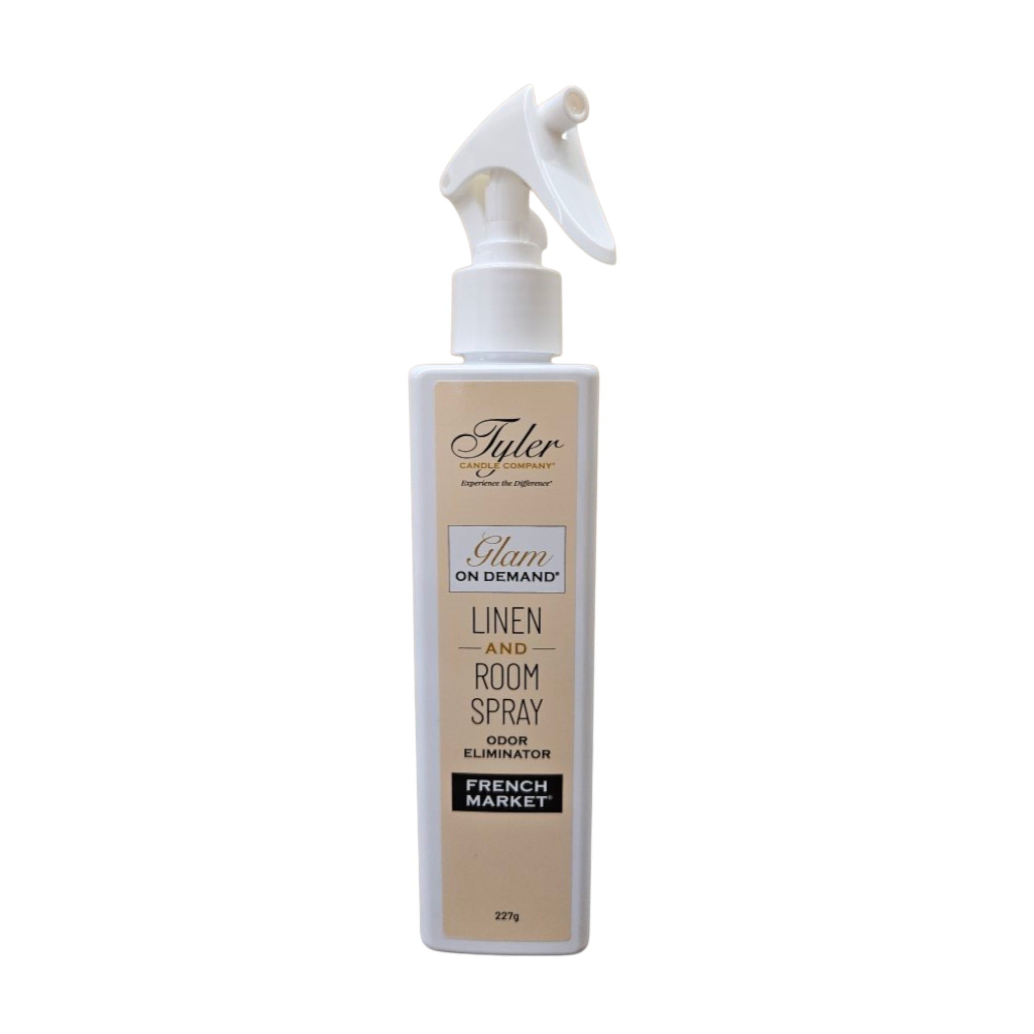 Purple Turtle Gifts Tyler Candle Glam On Demand French Market Linen and Room Spray 227g odor eliminator