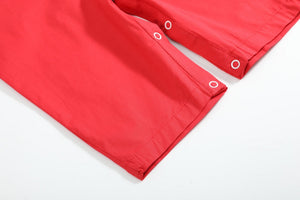 Red Santa Smocked Longall