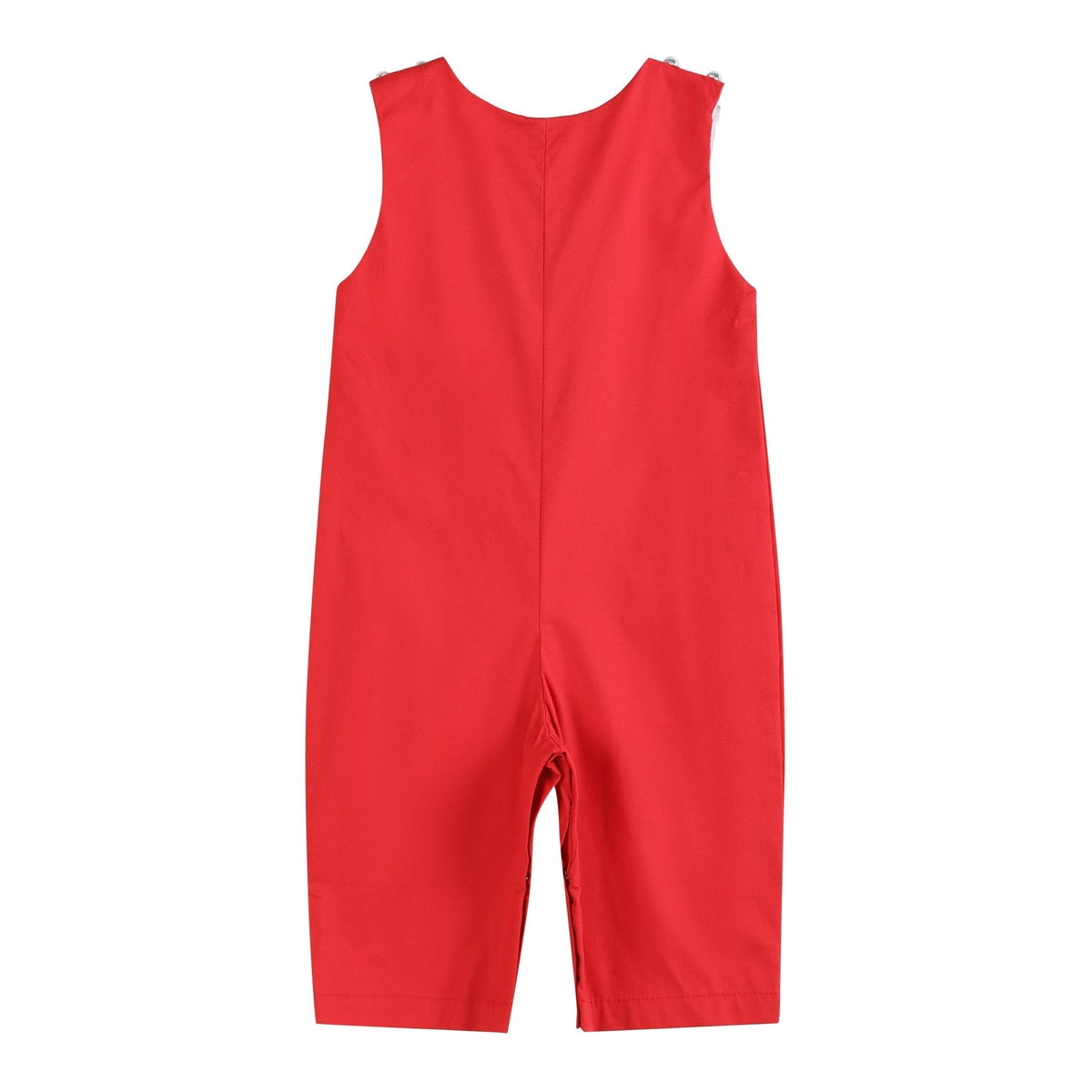 Red Santa Smocked Longall