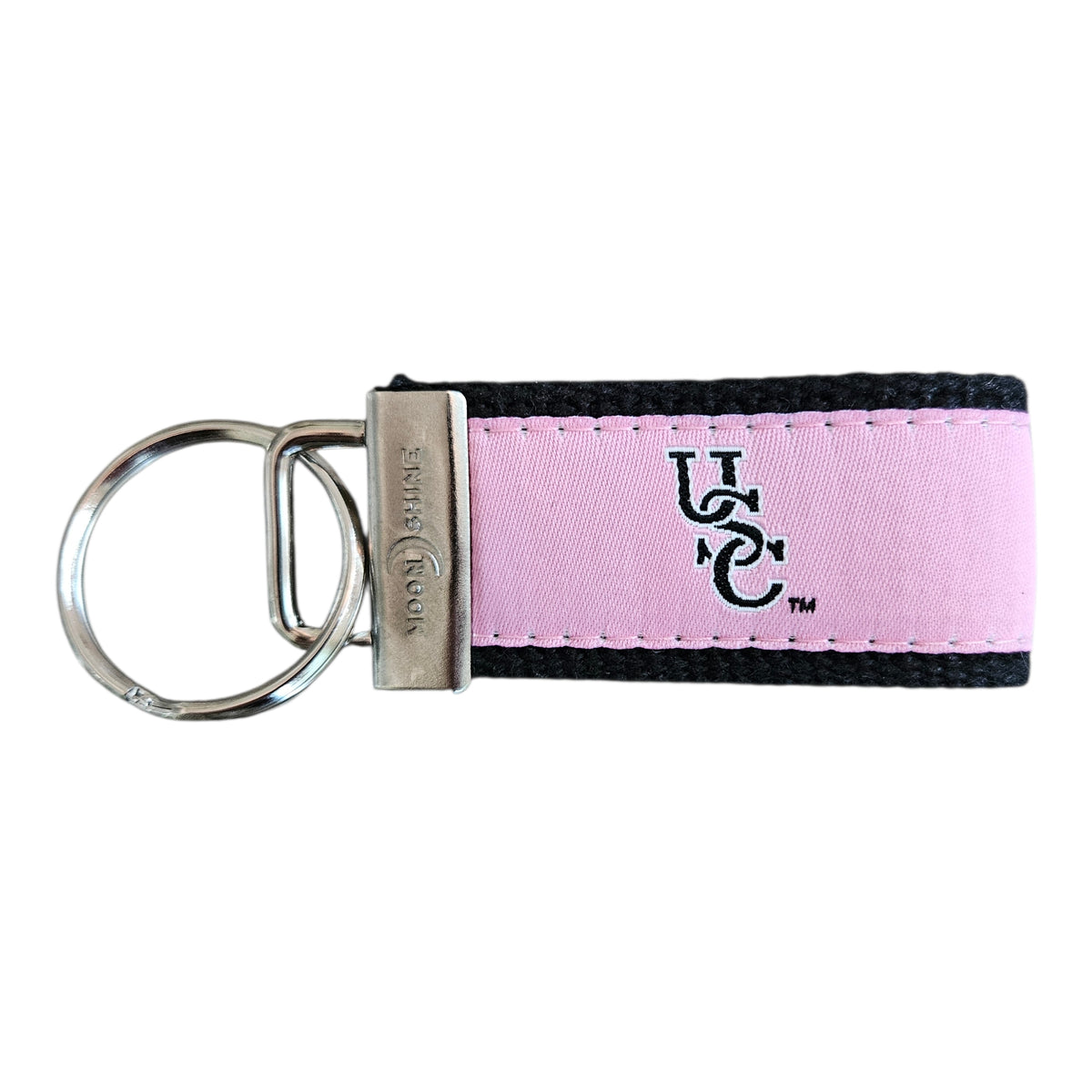 web-keychain-university-of-south-carolina-pink