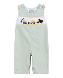 Sage Green Construction Smocked Longall
