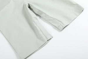 Sage Green Construction Smocked Longall