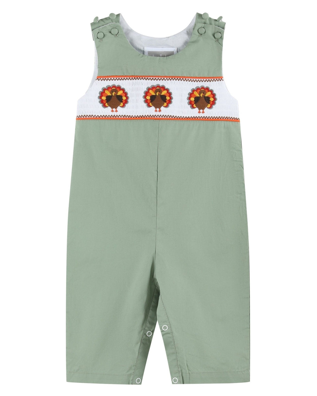 Sage Green Turkey Smocked Longall