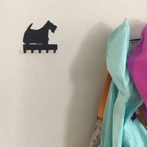 Scottish Terrier Dog Key Rack/ Leash Hanger