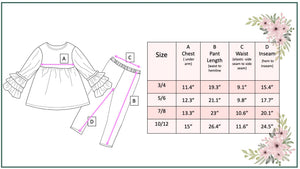 Smile Check Leggings Set