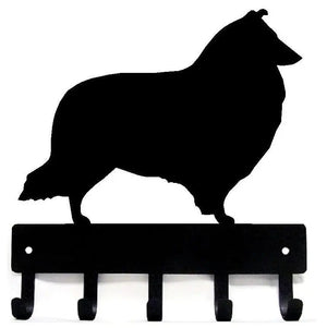 Shetland Sheepdog/ Sheltie Dog Key Rack and Leash Holder