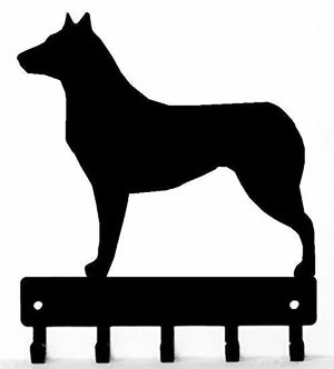 Smooth Collie Dog Key Rack/ Leash Hanger