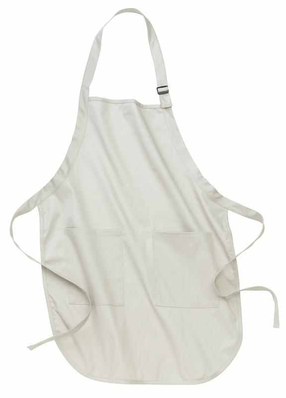 Port Authority Full Length Apron with Pockets - Stone