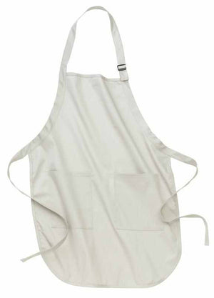 Port Authority Full Length Apron with Pockets - Stone