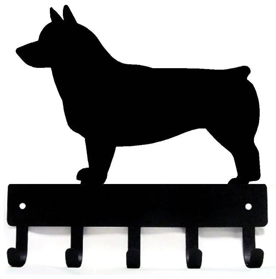 Swedish Vallhund Dog Key Rack/ Leash Hanger (Tail Options)