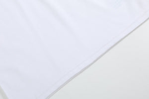 White Cotton Layering Girls Shirt